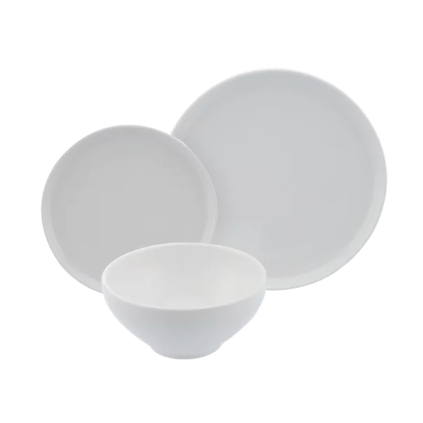 White Porcelain Dinner Set 12 Piece