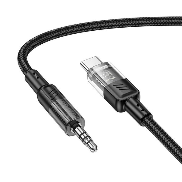 USB-C to 3.5 mm AUX Audio Cable Premium Nylon-Braided Connector Lead UPA27