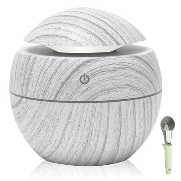 Grey Ultrasonic Aroma Humidifier With Colour Cha image