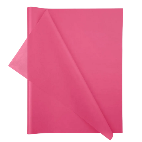 Wrapping Tissue Paper - 24 Sheets Cerise - Eco-friendly &amp; Recyclable
