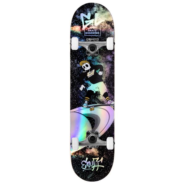 Enuff Skully Hologram 7.75 Complete Skateboard - Black