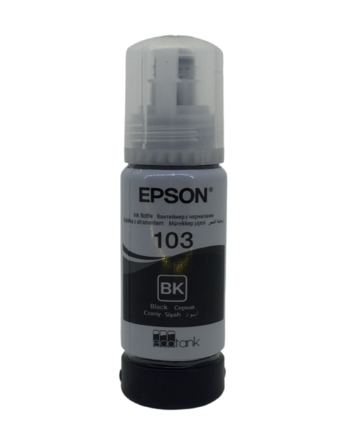 Epson 103 Black Bottle Ink- Original