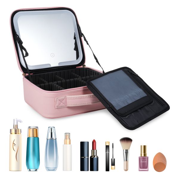 Makeup Bag Partition Organizer Large Capacity Travel Cosmetic Storage