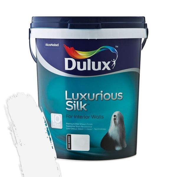 Dulux - Luxurious Silk Brilliant White 20L