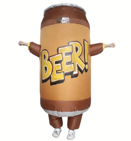 Giant Inflatable Dress Up Beer Can - 150cm -190cm