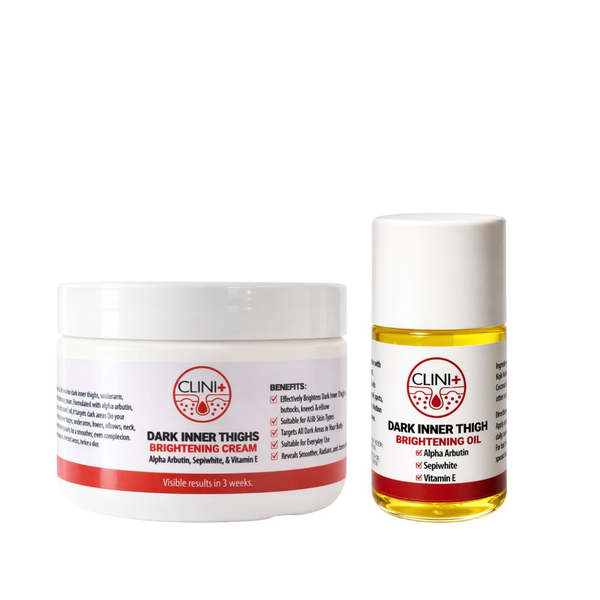 Clini+ Dark Inner Thighs Brightening Cream And Inner Thigh Brightening Oil