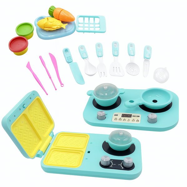 Electric Cooking Kitchen Playset - Pretend Play - Toys for Toddlers