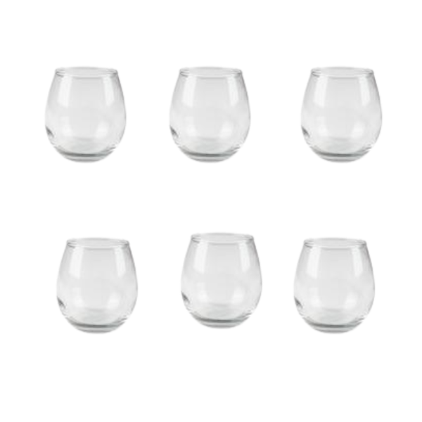 Tumbler glass stemless 475m - 6 Pack