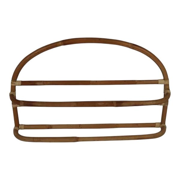 Rattan Thick Pole Towel Rail (78cm x 15cm x 50cm)