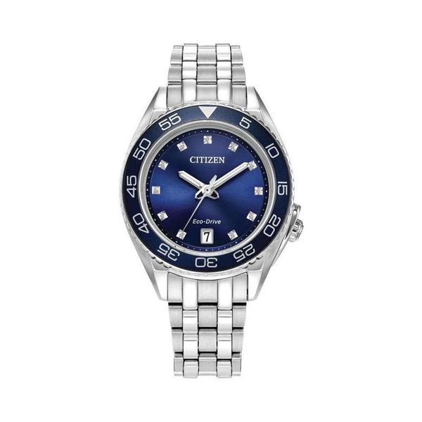 Citizen Womens Silver Stainless steel Strap Watch - FE6160-57L
