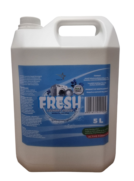 Fresh Auto Concentrated Laundry Liquid 5-Liter