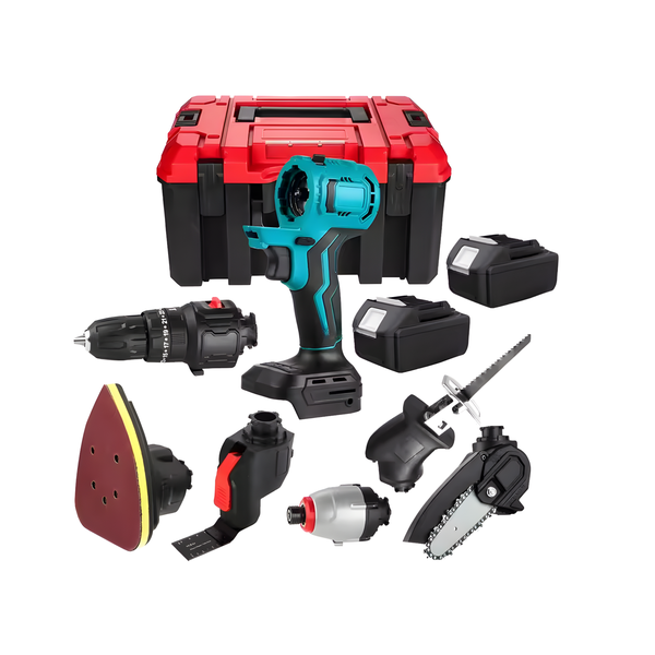8-in-1 48V Cordless Multi-Head Brushless Power Hand Tool Attachment