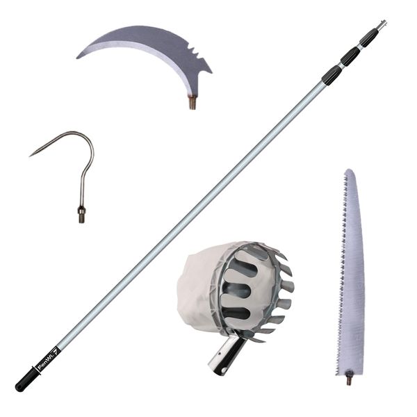 Garden DIY All-in-1 Tree Trimming, Pruning &amp; Fruit Picking Tool Set of 5