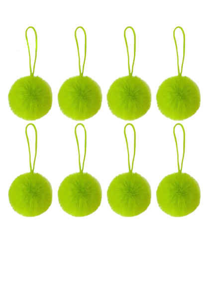 12 Pieces Dr Seuss The Grinch Green Christmas Tree Bauble Decorations