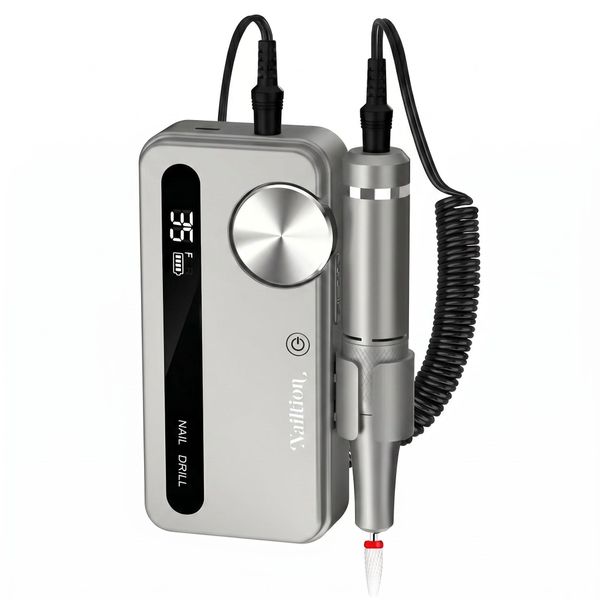 Nailtion 35,000RPM Electric Nail Drill Machine - Rechargable Portable