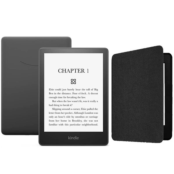 Kindle Paperwhite 6.8" Wi-Fi 8GB Black With S/O (11th Gen 2021) Bundle