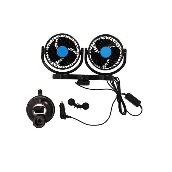 5V USB plug Adjustable Speed Double head Fan