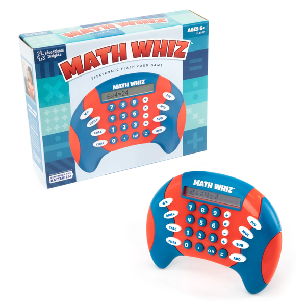 Educational Insights Math Whiz Electronic Flash Card Game