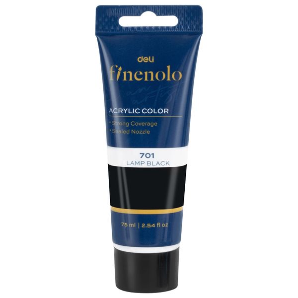 Deli Finenolo Acrylic Paint 75ml Tube Single Colour