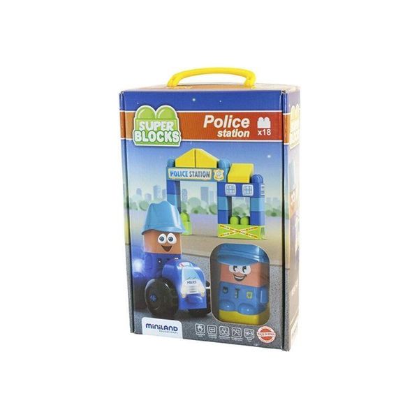 Miniland Super Blocks - Police Station