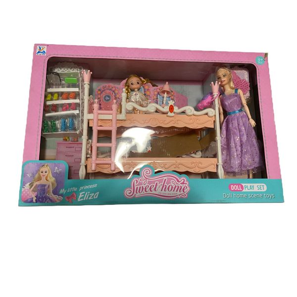 Fashion Girl Doll With Dresses And Wardrobe