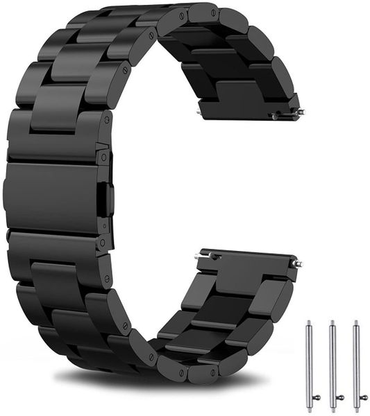 Stainless Steel Strap Compatible with Huawei GT 20mm-Black
