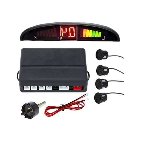 4 Parking Sensors LED Display Car Backup System
