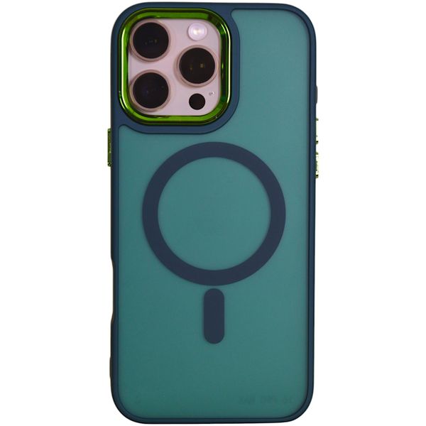 Phone Case with Mag Safe Ring - 16 Pro - Green