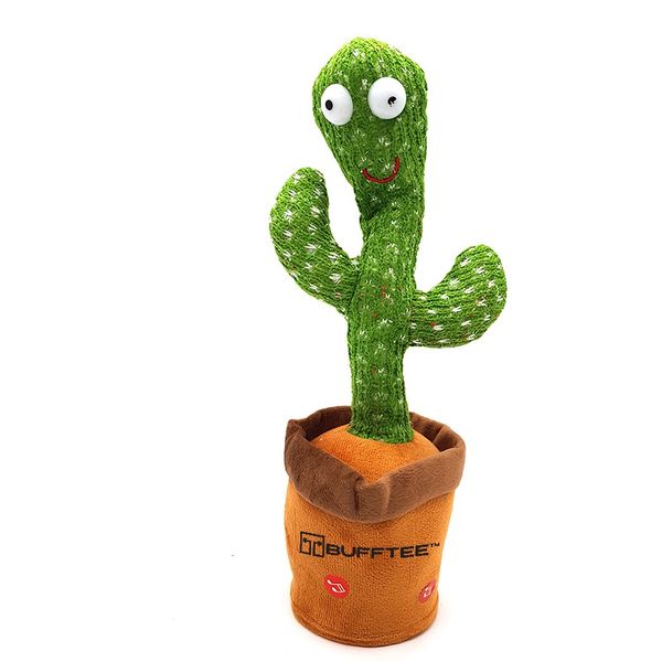 Bufftee Talking &amp; Singing Cactus-Voice Mimicking Toy Plant