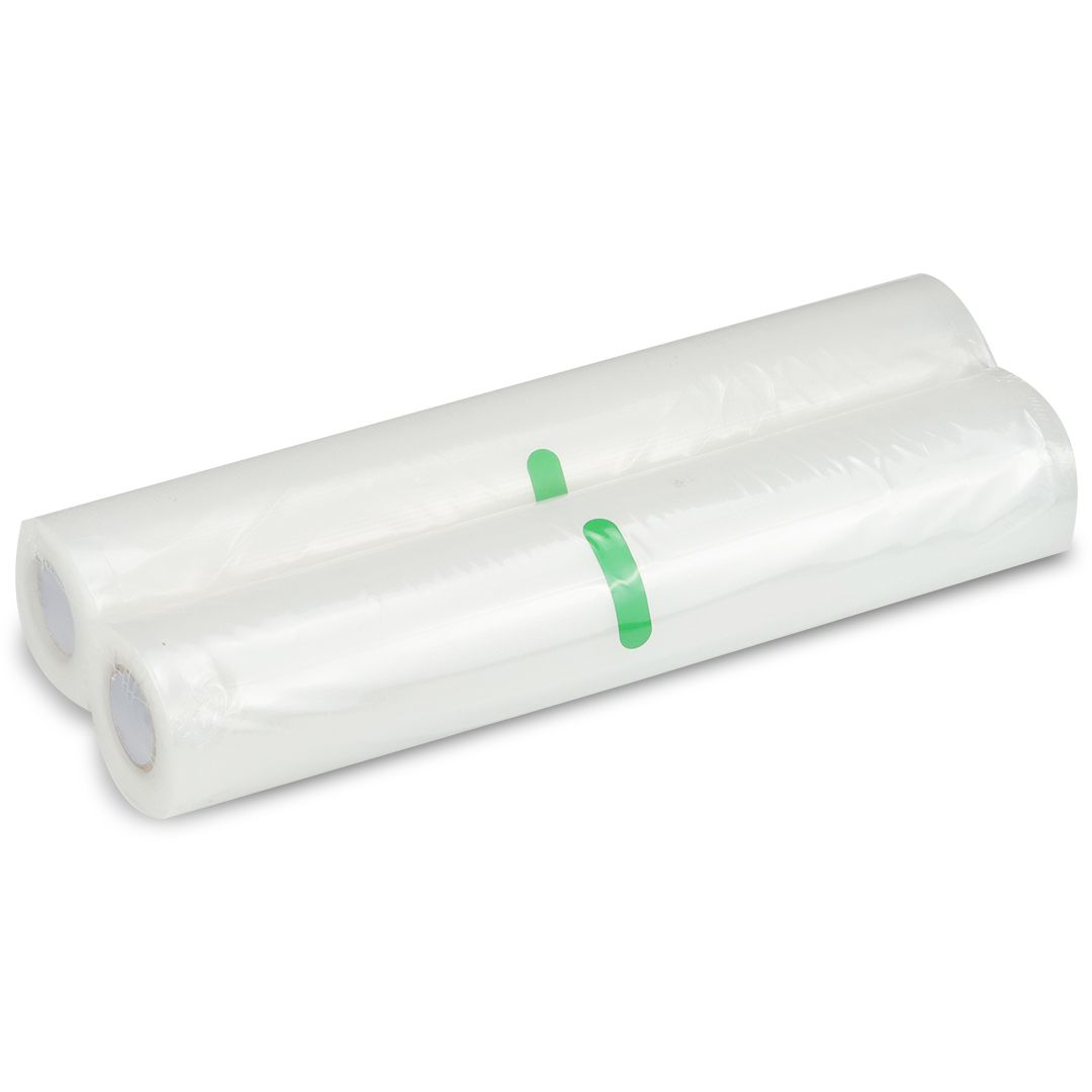 2 Pack Vacuum Sealer Bags 20/28cm x 5m Food grade Plastic Rolls Shop