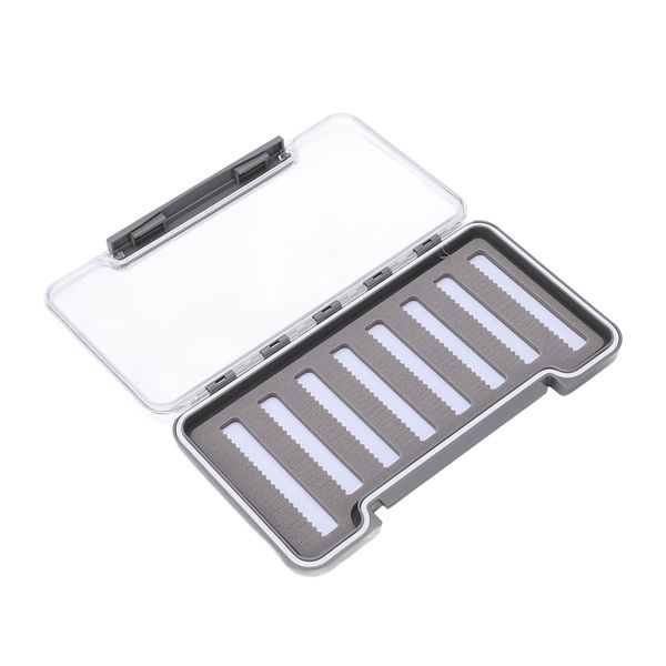 Transparent ABS Long Hole Fly Hook Box