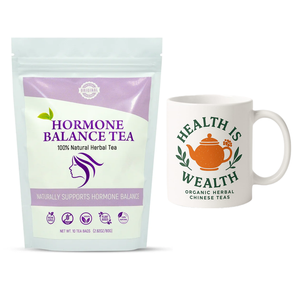 Hormone Balance Tea, Organic Natural Herbal Tea With Tea Mug