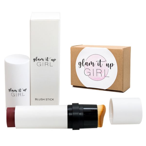 Glam It Up Girl Contour Highlighter Blush Sticks with Brush