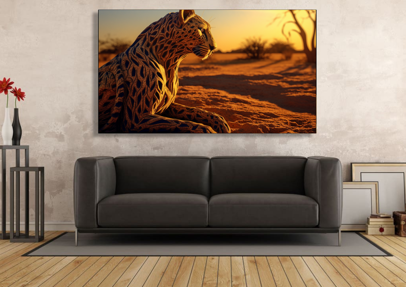 Cheetahs Shadowplay Abstract - Im0270 image