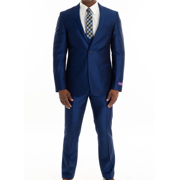 Men's Cranston 3 Piece Suit - Marco Benetti - Cobalt Blue