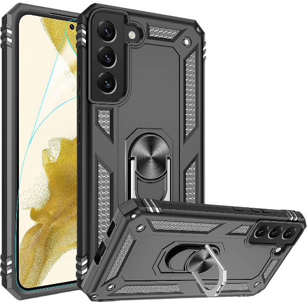 Shockproof Armor Stand Case For Samsung Galaxy S22 Ultra