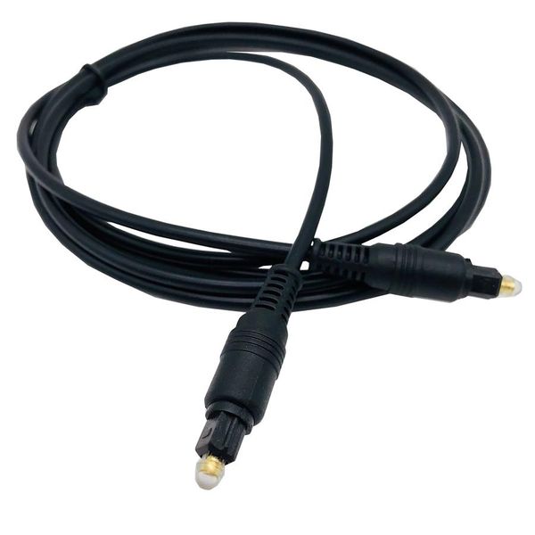 Digital Optical Audio Cable Fiber Male Optical Cable - Black 2meter