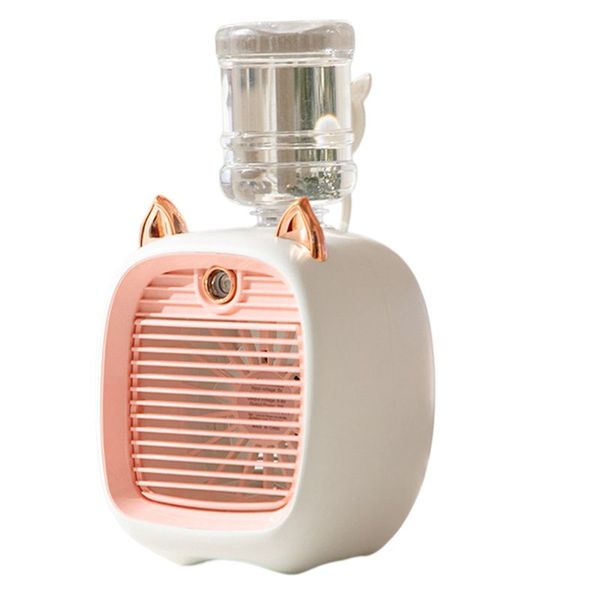 Mini Air Conditioner Fan Usb Humidifier 3 Speed 2 Mode For Office -B