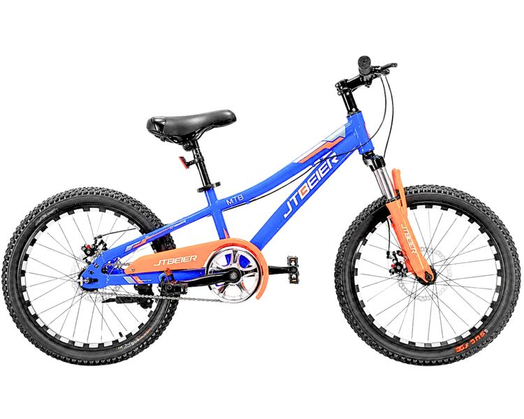 JT BEIER Boys' 20-Inch Bicycle With Disc Brakes &amp; Front Suspension