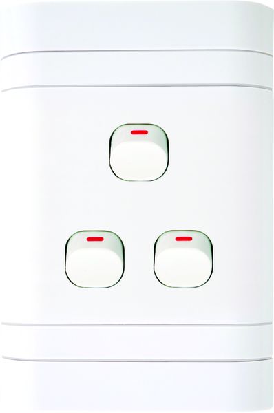 LESCO , 3 Lever 1 Way 4x2 Light Switch