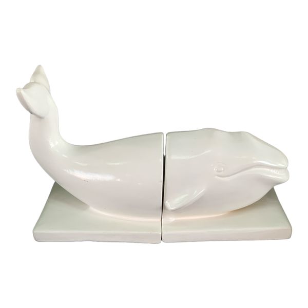 Decor Ornament AC 17x30x12cm Whale Bookend