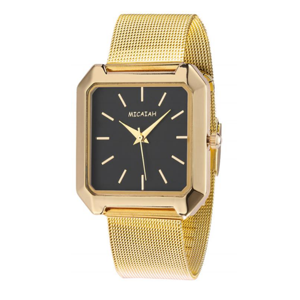 Micaiah Bern Stainless Steel Ladies Watch - White Gold