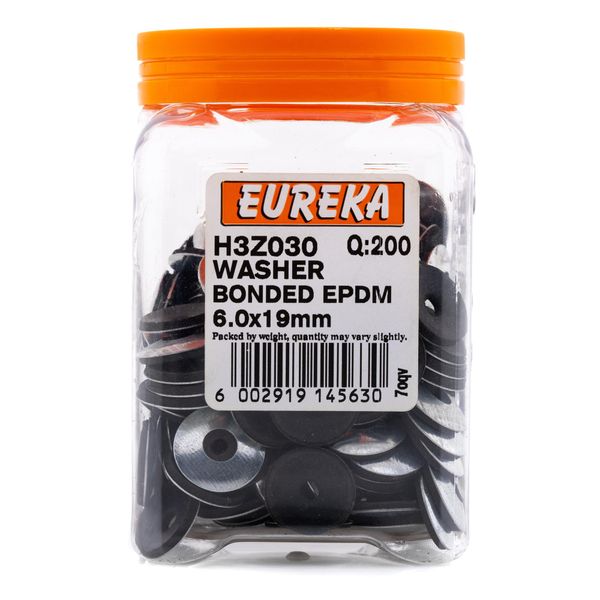 EUREKA Bonded Washer EPDM 6 x 19mm Q:200 H3Z030