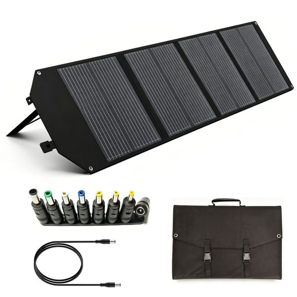 120W Foldable Solar Panel Portable Power Station for Outdoor/Camping/Trip