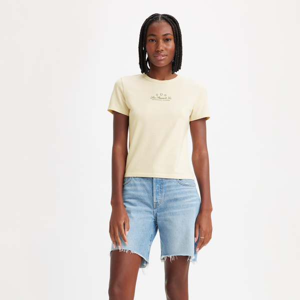 Levi's Women's Graphic Rickie T-Shirt - Levi's Tennis Script Tofu
