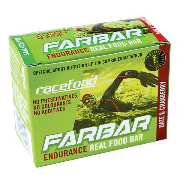 FarBar-Date &amp; Cranberry(Box of 5 Bars)