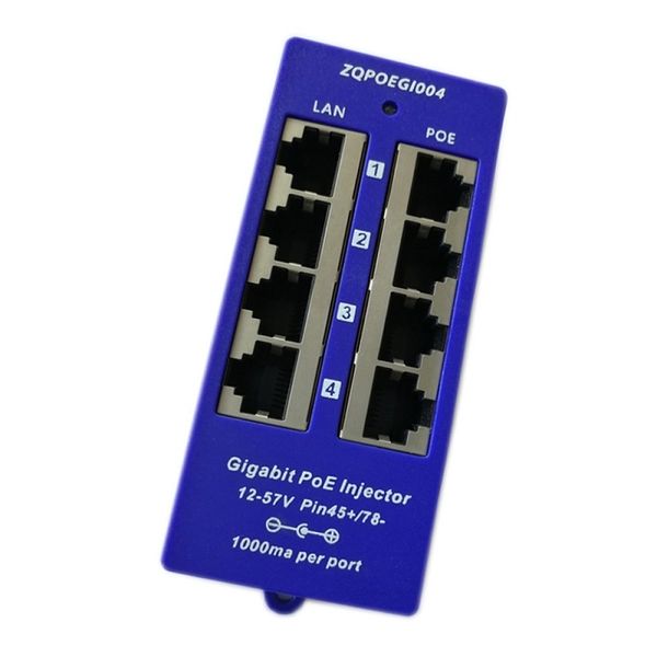 4 Port Gigabit Passive PoE Injector 3 pack