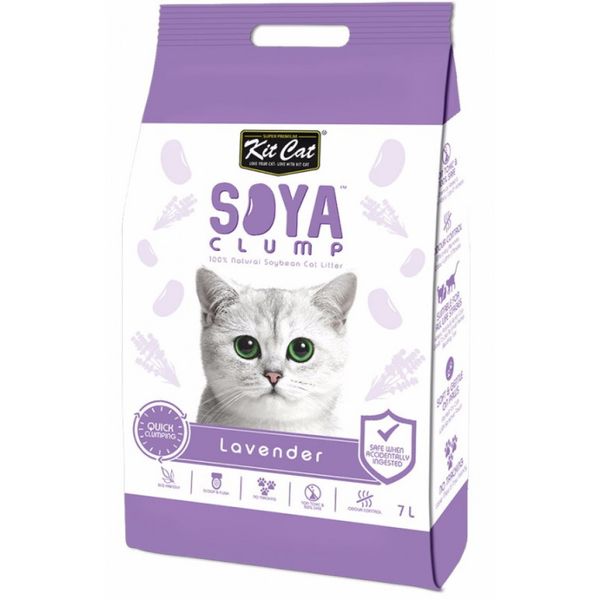 Kit Cat Soya Clump Cat Litter Lavender