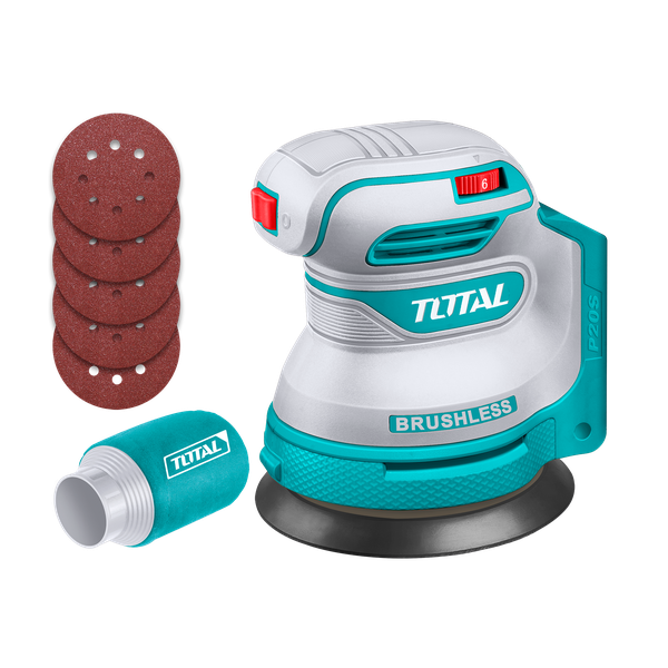 TOTAL Random Orbit Sander 125mm Li-Ion 20V (Unit Only)