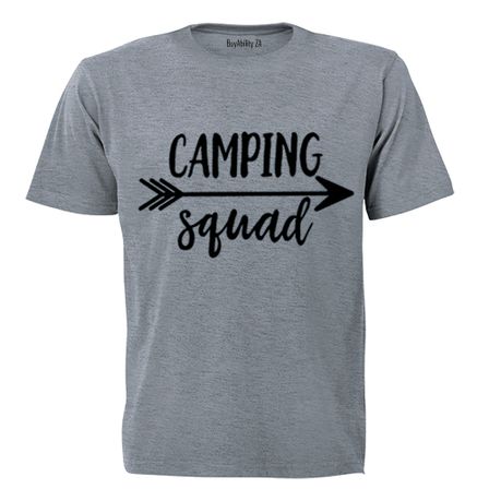 Camping Squad - Kids T-Shirt - Grey